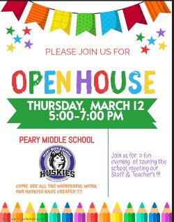 Familias Husky, por favor, únete a nosotros para la Primavera 2026 Abierta House!Husky Families, Please join us for Spring 2026 Open House!